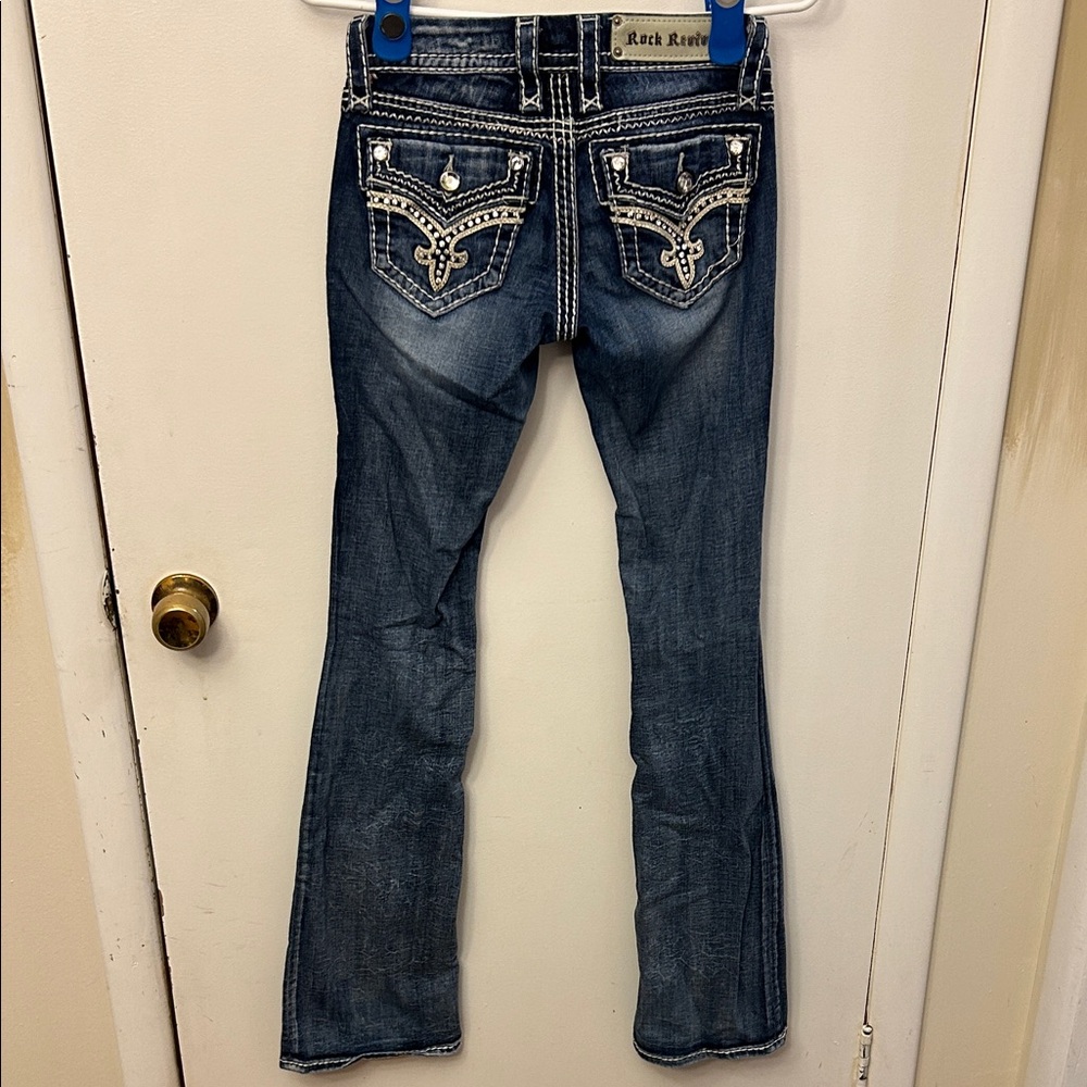 Rock Revival Embellished Jeans Size 24 - Picture 2 of 9